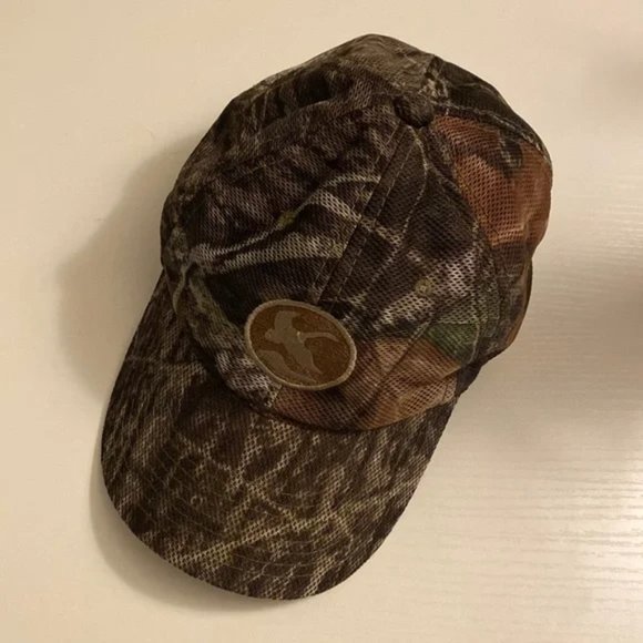 Gander Mountain Camouflage Velcro Back Fishing Outdoor Baseball Hat OS - Picture 2 of 10